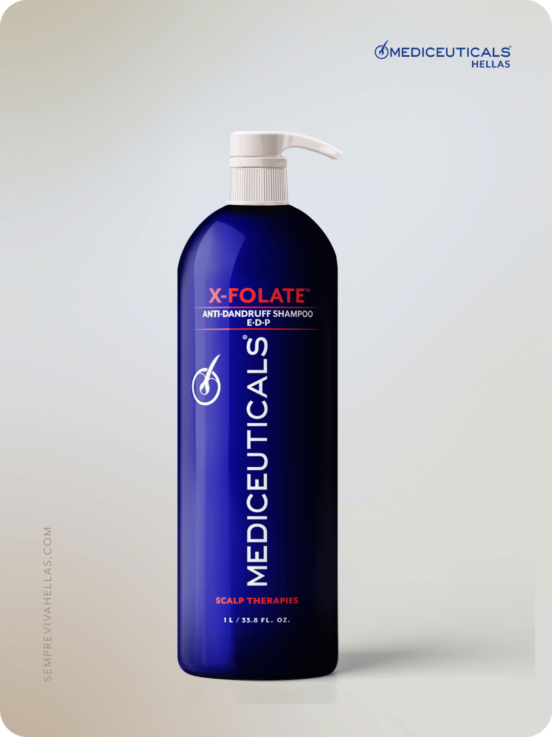 X FOLATE ANTI DANDRUFF SHAMPOO 1L